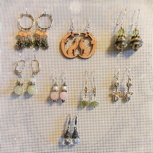 Assorted Dangle Earrings - 8 Pairs